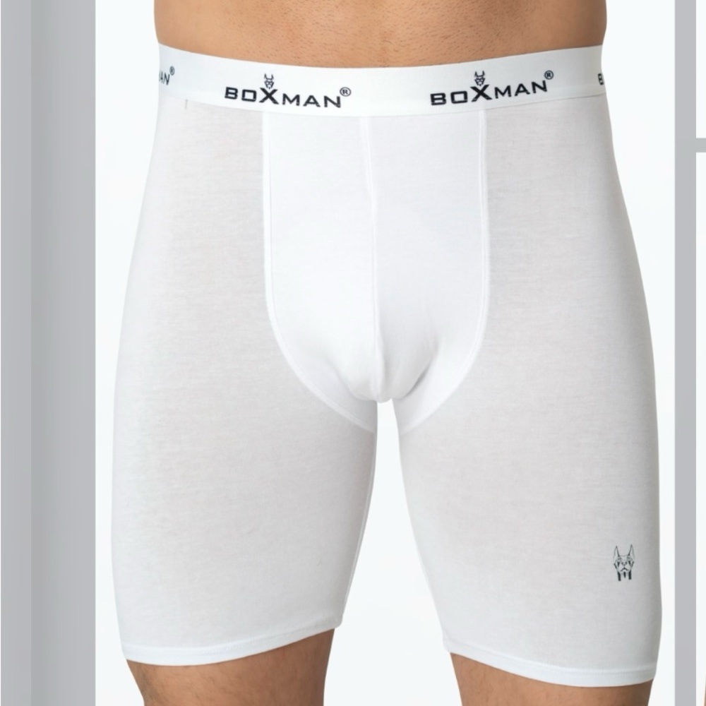 Men's White Boxer Briefs 2 pack